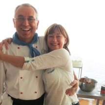 Chef Enzo Cocchio, Master Pizzaiolo, with Pasta Gail, Naples Italy