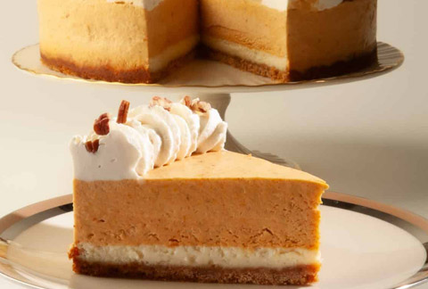 Triple Silken Pumpkin Torte