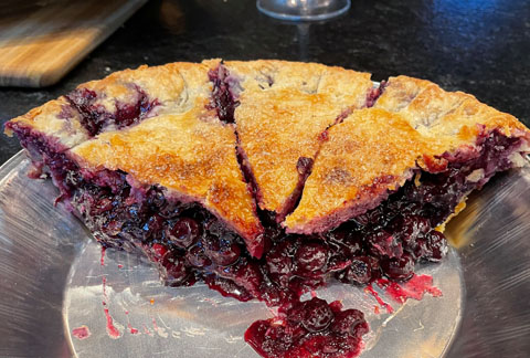 Classic Blueberry Pie
