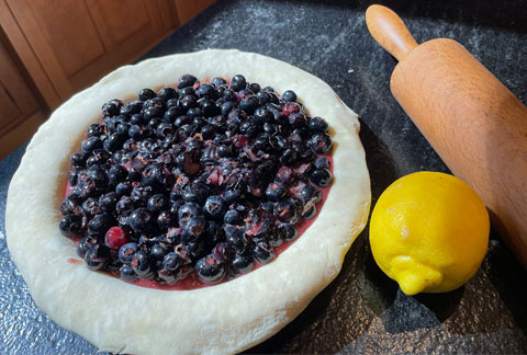 Blueberry Pie in the Works